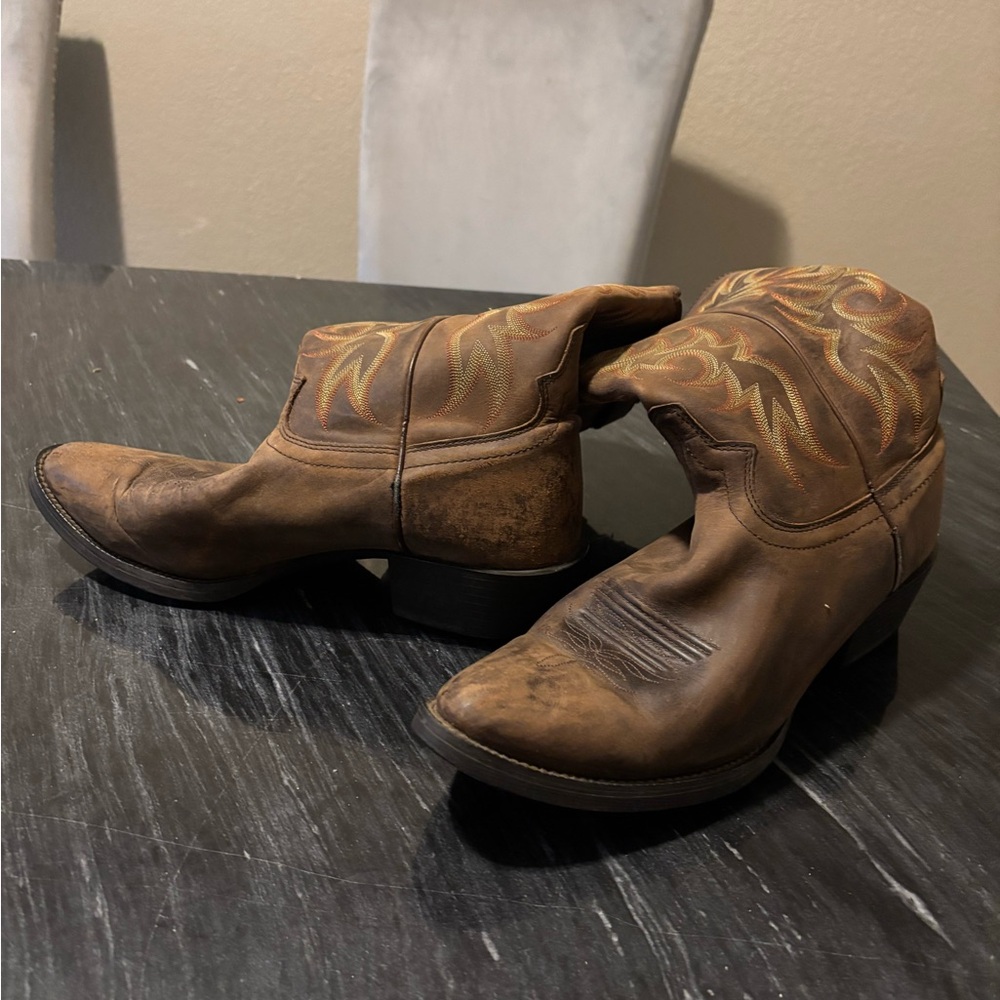 Justin Boots Brown Western Cowboy Boots